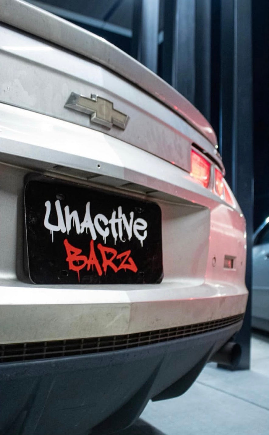 Unactive Barz License Plate