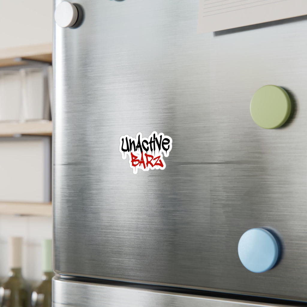 Kiss-Cut Unactive Barz Sticker (Black & Red)