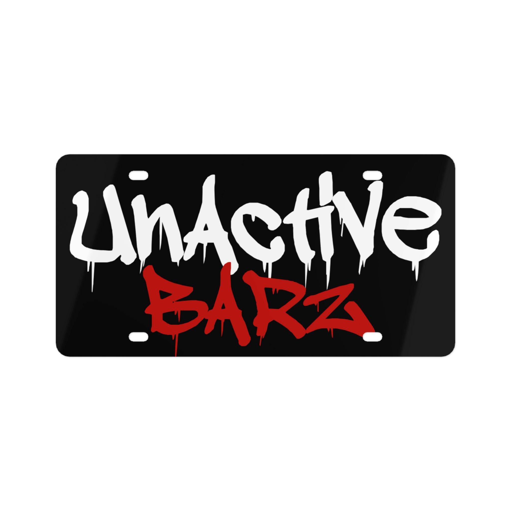 Unactive Barz License Plate